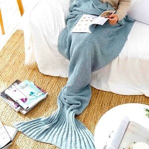 Mermaid tail blanket